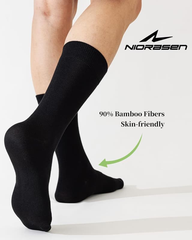Detalle de Bamboo mens socks 6 pairs for comfort