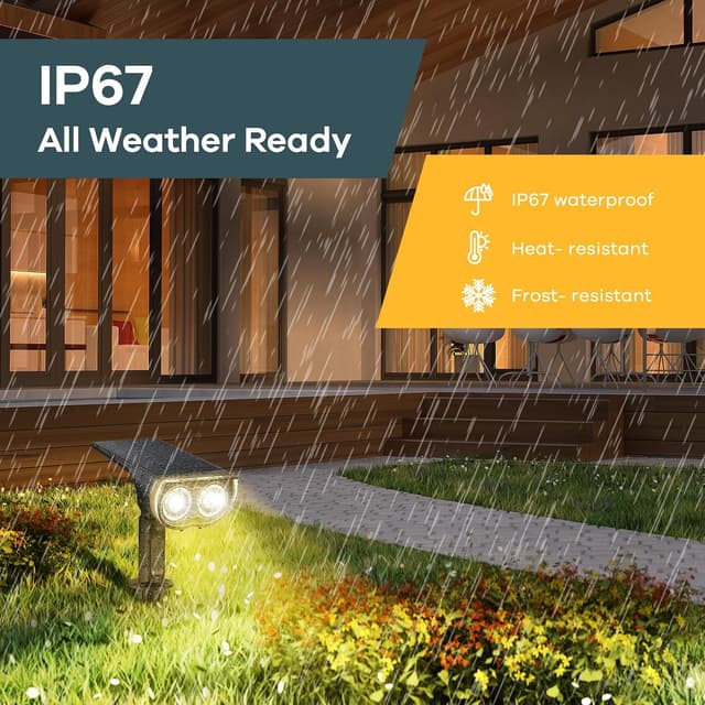 Thumbnail 3 de Linkind Solar Lights Outdoor Garden solar powered spotlight