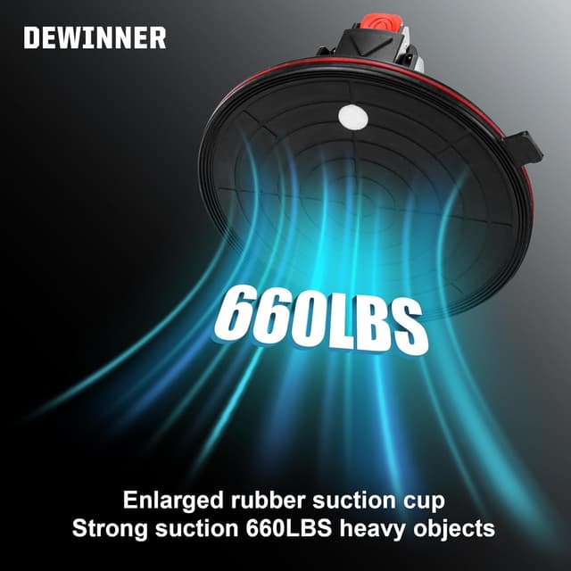 Thumbnail 1 de DEWINNER 8" Vacuum Suction Cup 660 lbs