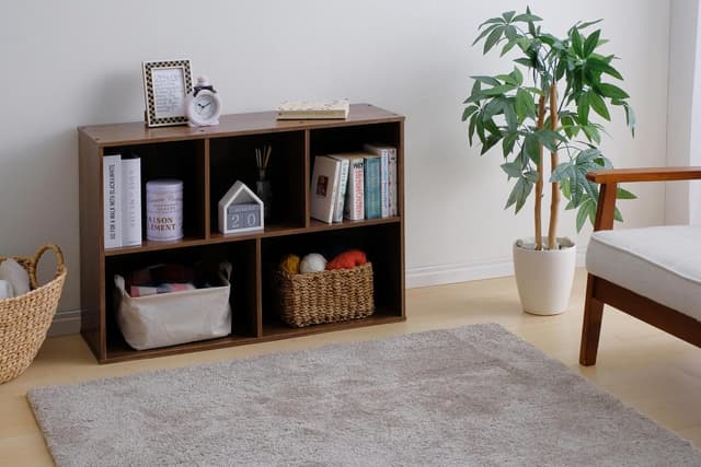 Detalle 2 de Iris Ohyama CX-23C libreria angolare da parete in legno, larghezza 60 cm, 5 livelli modulare