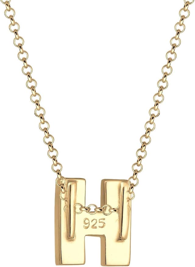 Detalle 2 de Elli Halskette Damen Buchstabe A 45 cm