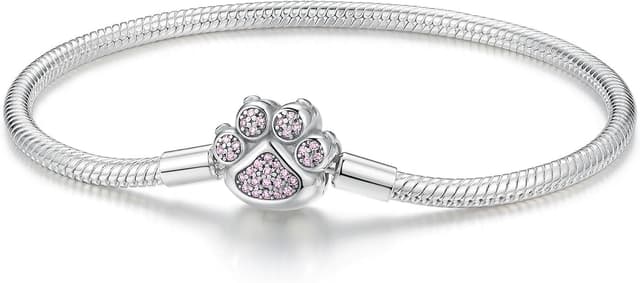 Thumbnail 6 de LNQOBU Damen-Armband aus 925 Silber mit Schlangen-Charm und funkelndem Herzverschluss