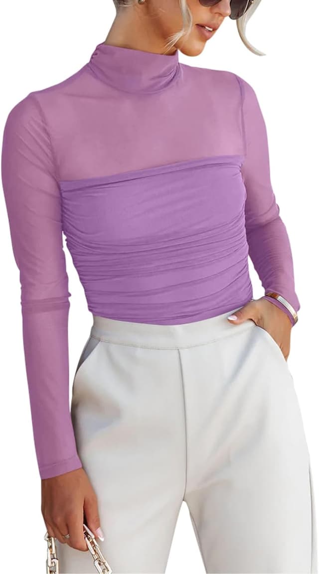 Thumbnail 6 de REORIA Women’s Sheer Mesh Bodysuit