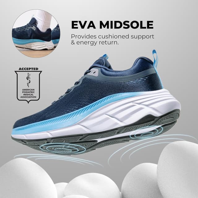 Detalle de NORTIV 8 cushioned walking shoes