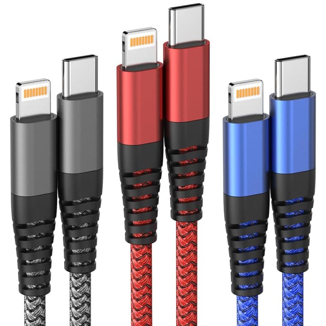 Detalle de iPhone Charger 1.8m USB‑C to Lightning cable 3‑pack