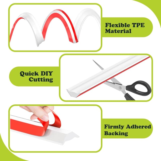 Thumbnail 2 de TPE Quadrant Trim 6M flexible moulding