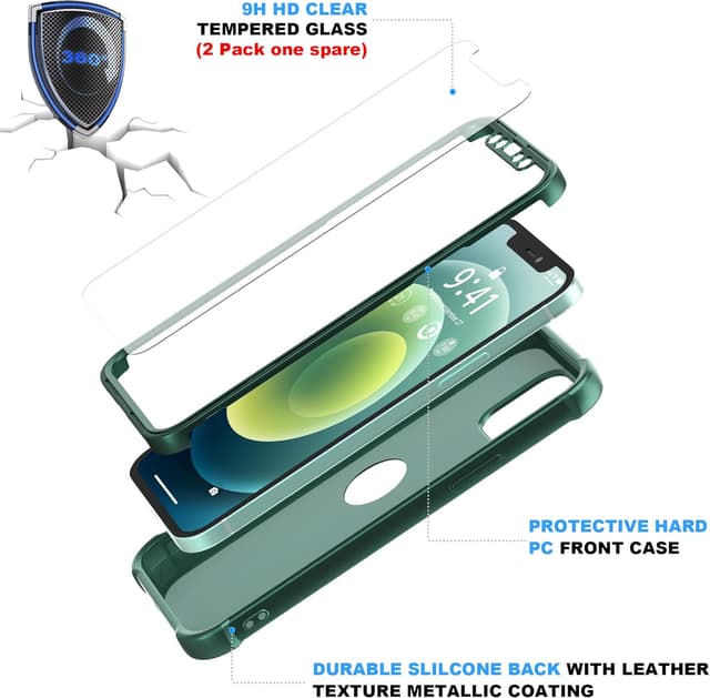 Thumbnail 4 de ORETECH Funda iPhone 12 360° 2x Protector 🛡