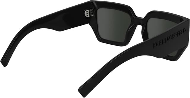 Detalle de KARL LAGERFELD Occhiali Donna in plastica bioinyettata, montatura rettangolare modificata (taglia M)