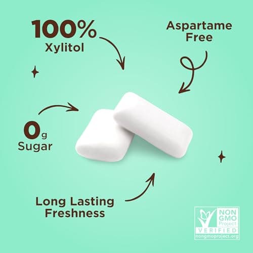 Thumbnail 4 de PUR Gum Zuckergewichts Kaugummi mit Xylit, 55 Stk. ⚡