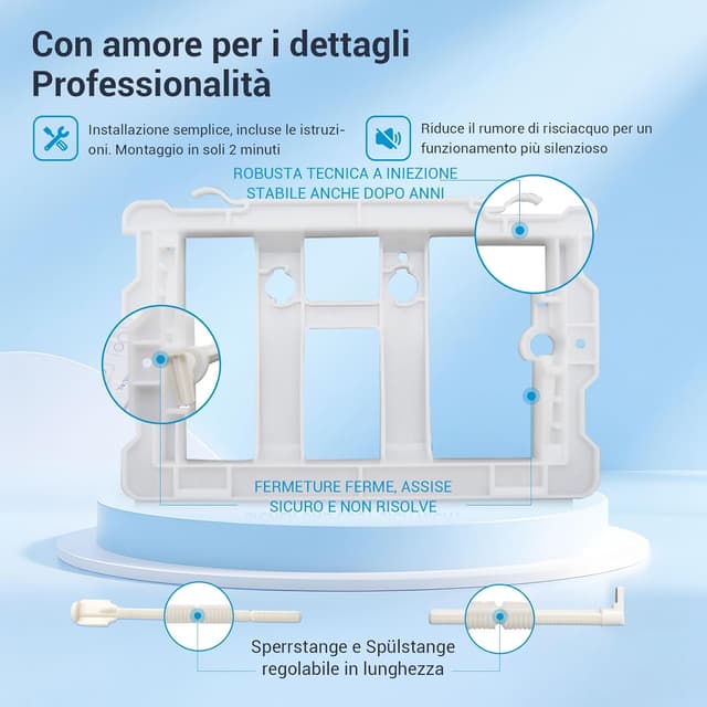 Detalle 1 de Mendorio Placca di comando WC 246x164 mm