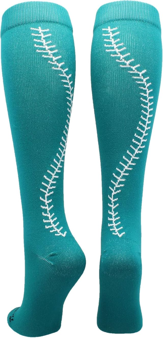 Detalle de MadSportsStuff Softball Socks with Stitches (Girls & Women, Youth & Adult Over-the-Calf)