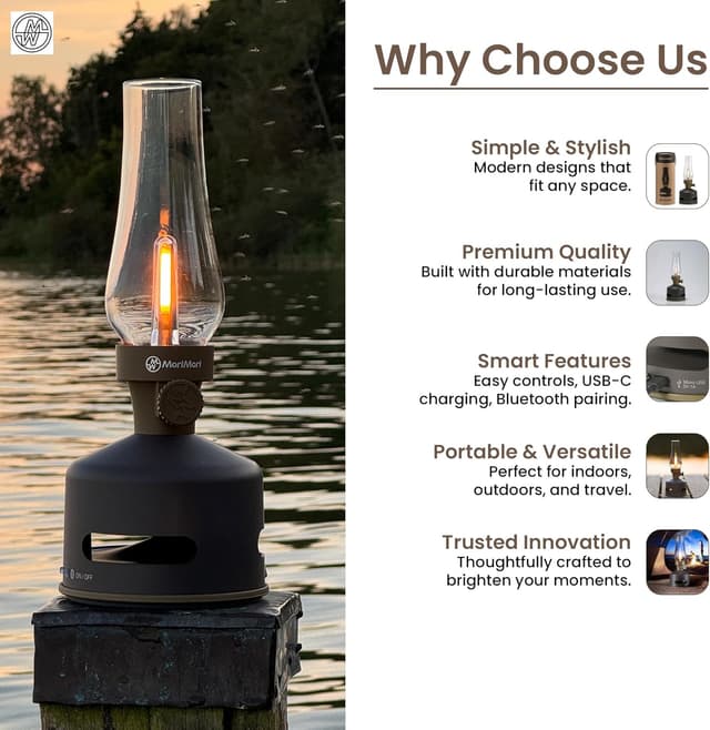 Detalle 2 de KOOKOO MoriMori Design-Leuchte mit Lautsprecher