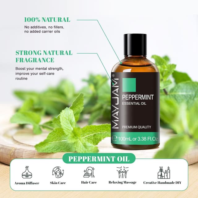 Detalle 2 de MAYJAM Menthe poivrée huile essentielle 100 ml