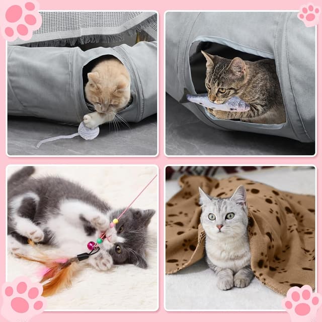 Thumbnail 1 de YGJT Cat Tunnel for Indoor Cats 🐱👓?