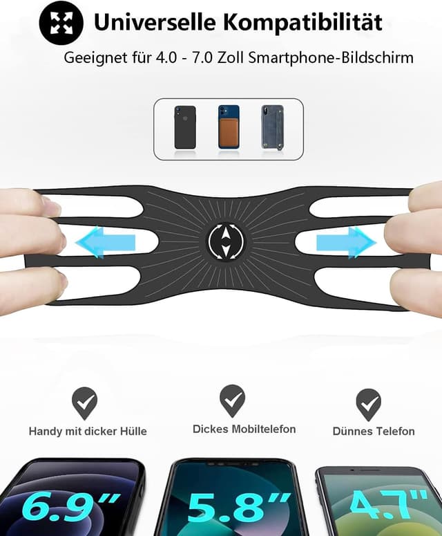 Thumbnail 4 de Zoeley Handyhalterung Fahrrad 4,0–7,0"