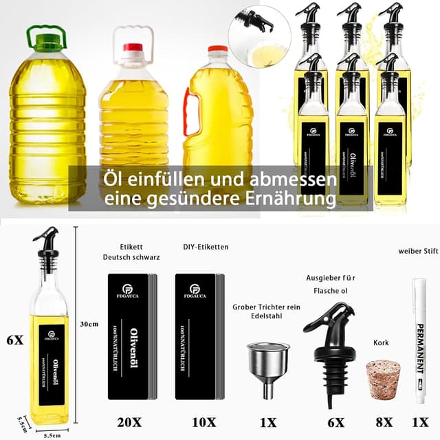 Thumbnail 1 de SAEIV Distributeur d'huile 6 x 500 ml