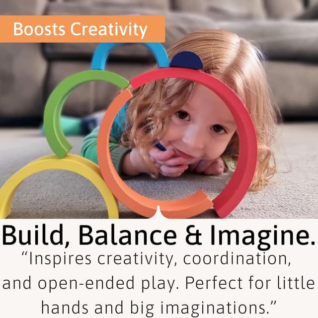 Detalle 2 de Jaques of London Stacking Rainbow Toy