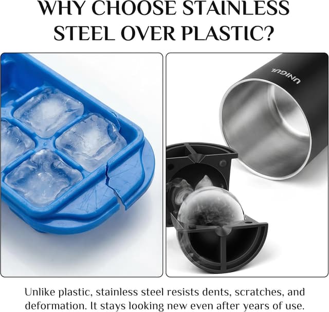 Thumbnail 5 de Clear Ice Cube Maker 2.5" Stainless Steel