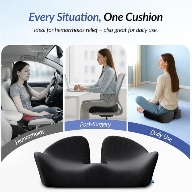 Thumbnail 3 de ZIKEE Thickened Seat Cushion 6.0" đź’ş