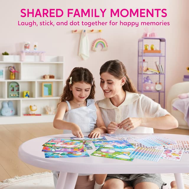 Thumbnail 5 de Klever Kits Prinzessin-Punkt-Kunstset 1.470 Sticker 🎨