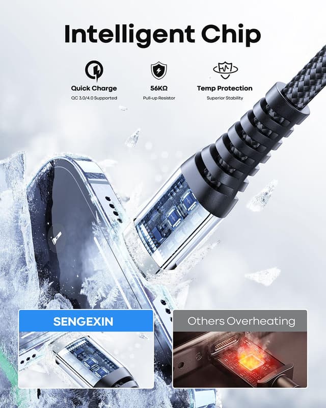 Thumbnail 4 de Long USB C Cable 3M 2Pack for PS5 Controller