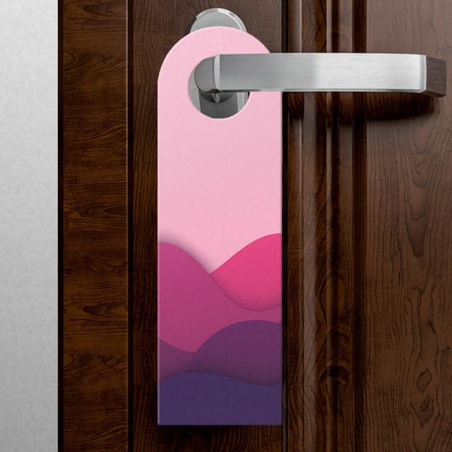 Thumbnail 5 de Bitte Nicht stören Türhänger Purple Waves 8x27 cm