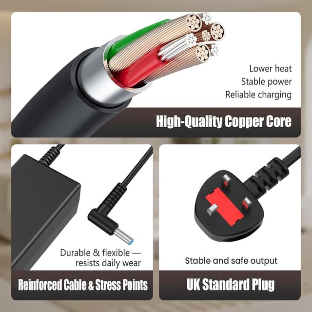 Thumbnail 5 de HP 65W Laptop Charger 4.5×3mm 🔌