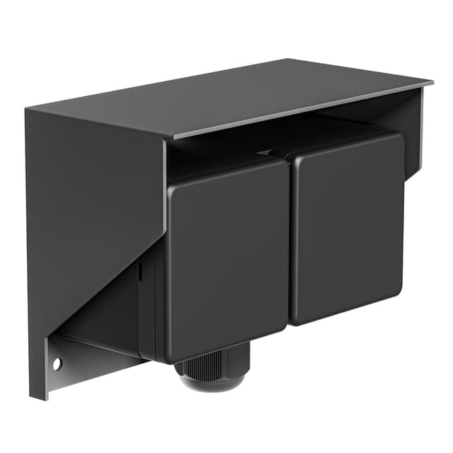 Imagen de Aufputz Steckdose PIWI außen IP44 2-fach en OfertitasTOP