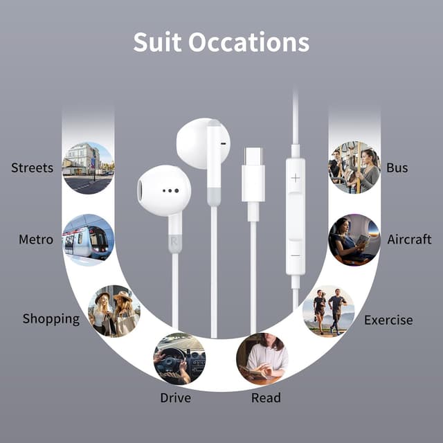 Thumbnail 5 de USB-C In‑Ear Kopfhörer 2er‑Pack für iPhone 15–17