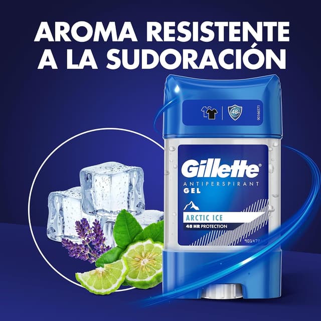 Thumbnail 3 de Gillette Clear Gel Artic Ice 4x70 ml