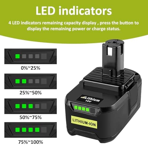 Thumbnail 2 de 2 packs batterie 5,5 Ah pour Ryobi 18 V ⚡