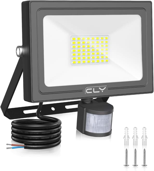 Detalle de CLY 30W PIR Motion Sensor Floodlight 2820 lm 🌤