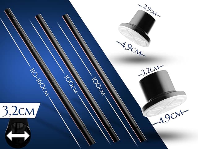 Detalle 2 de MEISENBERG Teleskopstange 310-360cm