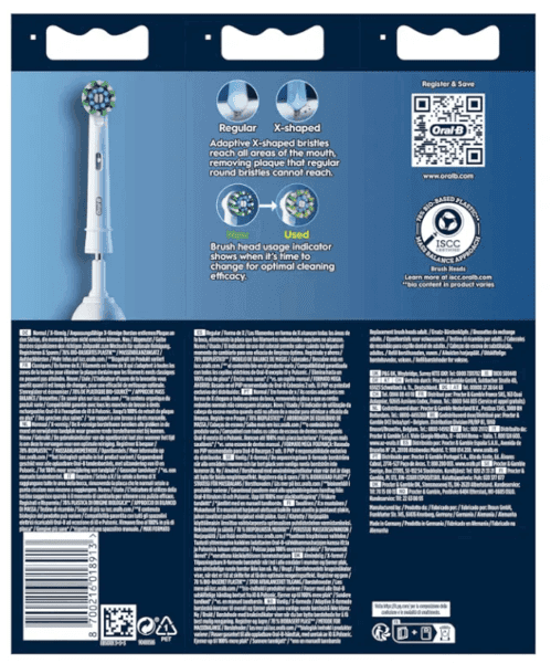 Detalle 2 de Oral‑B Cross Action Pack 9 uds 🪥