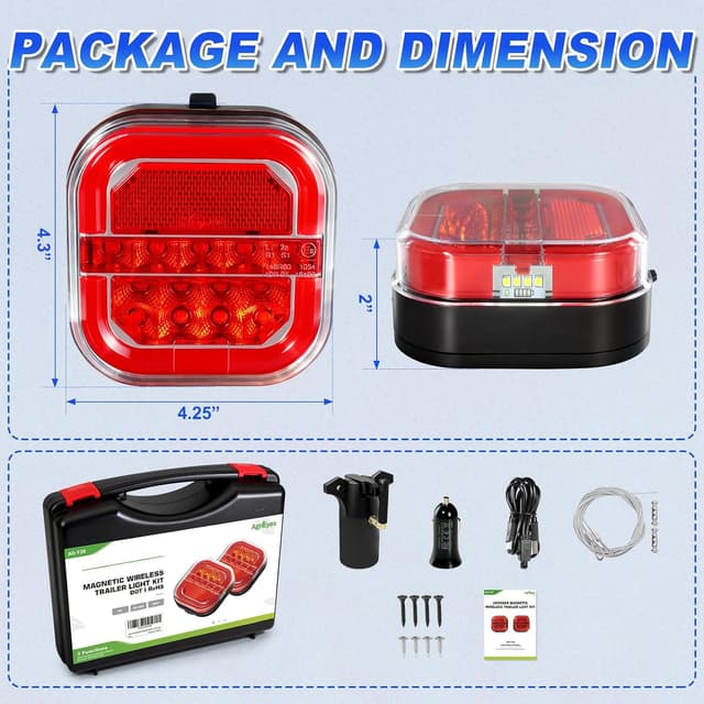 Thumbnail 5 de Agrieyes Halo Wireless Trailer Lights 2