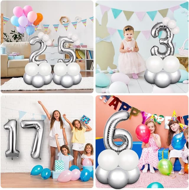 Thumbnail 6 de OFFCUP Zahlen Luftballon 50 101 cm 🎈