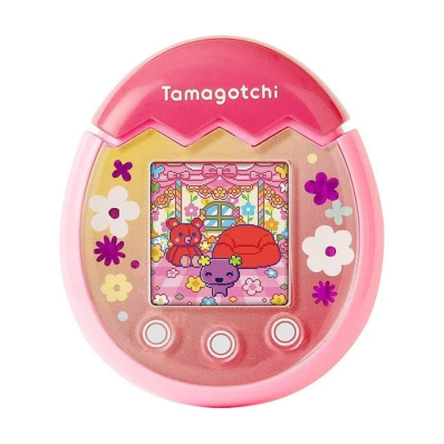 Detalle 2 de Bandai Tamagotchi Pix Rosa: mascota virtual con cámara integrada y fotos