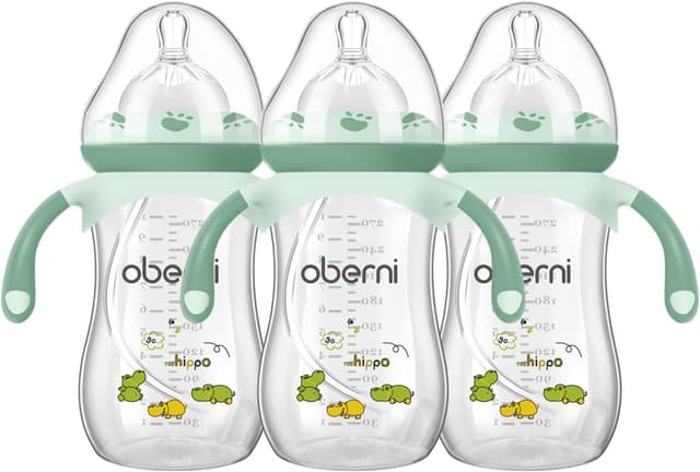 Detalle de Oberni anti-colic baby bottle Size 4, 270ml