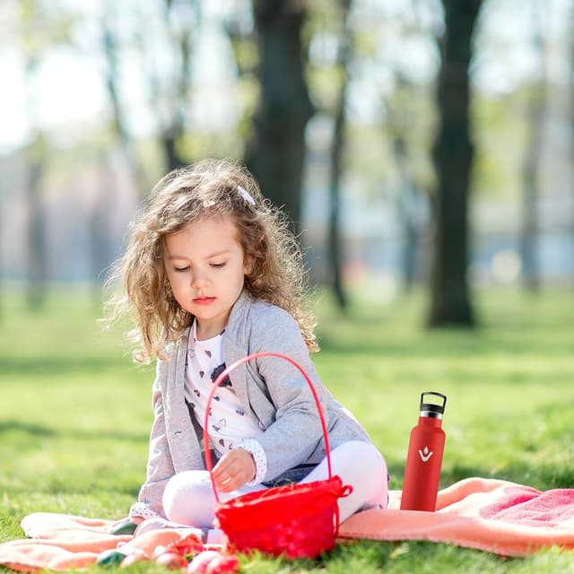 Detalle de Borraccia Acciaio Inox 500 ml con cannnuccia e 2 coperchi riutilizzabile, senza BPA