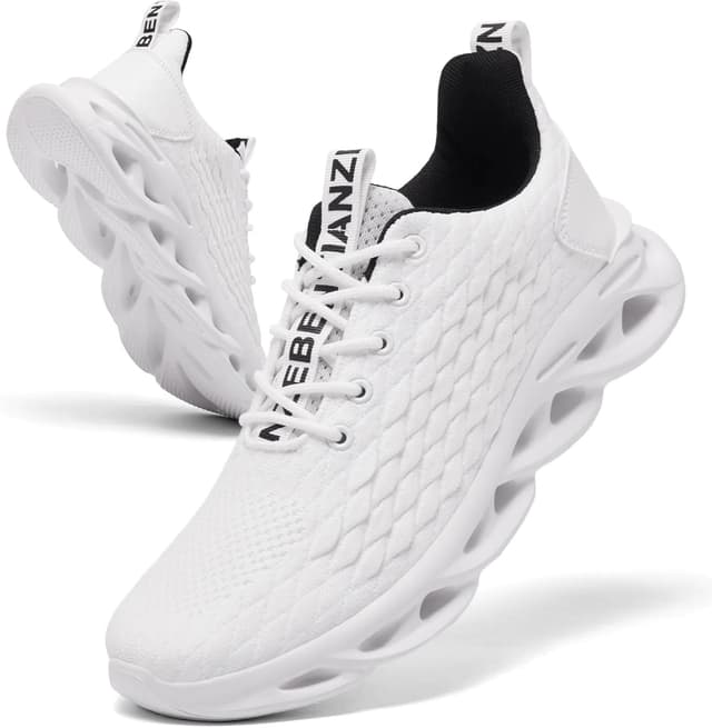 Detalle de TIANZEBEN Herren Laufschuh atmungsaktiv