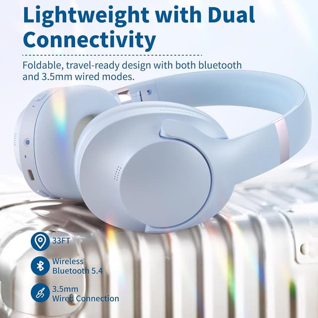 Detalle de Wireless ANC headphones 100H playtime