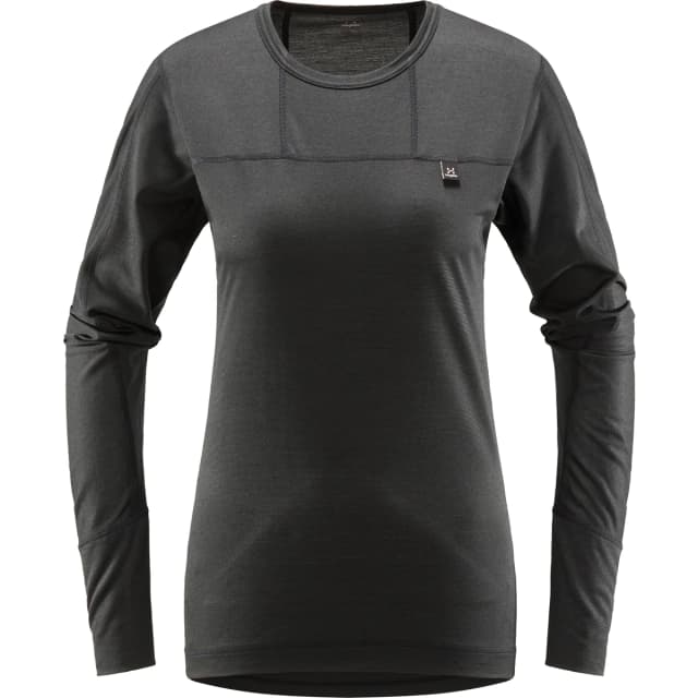 Detalle de Haglöfs Natural Blend Tech Crew Mujer camiseta 1 capa
