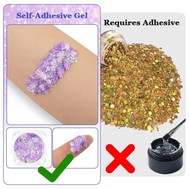 Thumbnail 2 de AOOWU Body Glitter Gel 12 Farben 💄