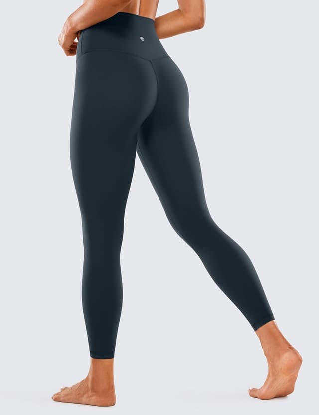 Detalle de CRZ YOGA Donne Brushed Naked Feeling: collant leggings 7/8 da allenamento