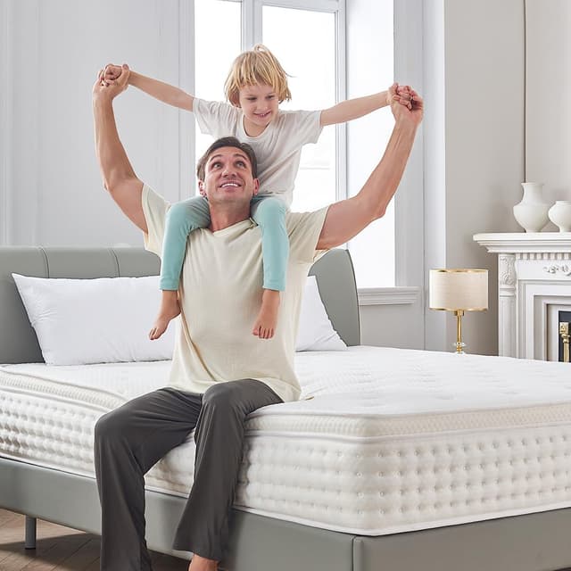 Detalle 2 de King Size hybrid memory foam mattress 10.2in