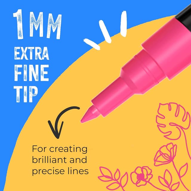 Thumbnail 2 de Chalkola Marqueurs Craie Extra Fins 1mm Pack 21