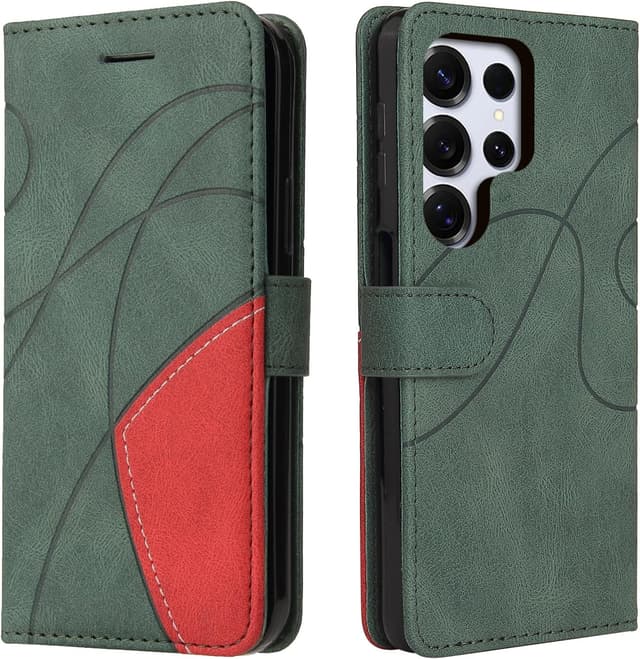 Detalle de CXTCASE Galaxy S25 Ultra Flip Case mit 3 Karten