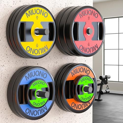 Thumbnail 6 de Lot de 4 supports MIUONO pour disques olympiques, 5,1 cm ⚙