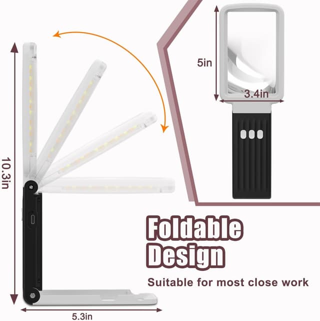 Thumbnail 4 de Coteck 15X Magnifying Glass with Light