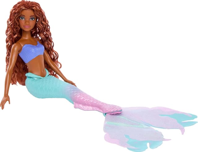 Detalle de Disney Princess Ariel Mermaid Doll by Mattel (Live Action) with Sparkling Soft Fin & Posable Design